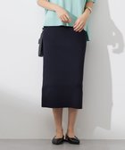 【自由区/JIYU-KU】の【洗える】リブストレッチタイト スカート ネイビー|ID: prp329100003891087 ipo3291000000033711423