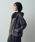 【イェッカ ヴェッカ/YECCA VECCA】のバックプリーツZIPフーディー Charcoal Gray|ID: prp329100003891091 ipo3291000000029863437