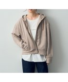 【イェッカ ヴェッカ/YECCA VECCA】のバックプリーツZIPフーディー Mocha|ID: prp329100003891091 ipo3291000000029863438