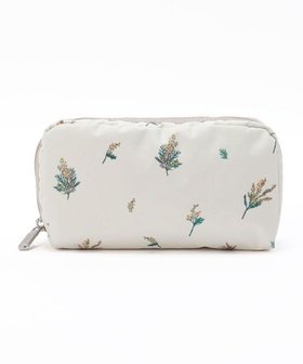 【レスポートサック/LeSportsac】 RECTANGULAR COSMETIC/ミモザフローラル人気、トレンドファッション・服の通販 founy(ファニー) ファッション Fashion レディースファッション WOMEN 財布 Wallets ポーチ Pouches おすすめ Recommend スクエア Square フラワー Flower プリント Print ポケット Pocket ポーチ Pouch モチーフ Motif 財布 Wallet |ID:prp329100003891181