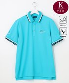 【23区 ゴルフ/23区GOLF / MEN】の【MEN】【キングサイズ/UVケア/吸水速乾】ハニカムカノコ 半袖ポロシャツ ターコイズブルー系|ID: prp329100003892529 ipo3291000000028235151