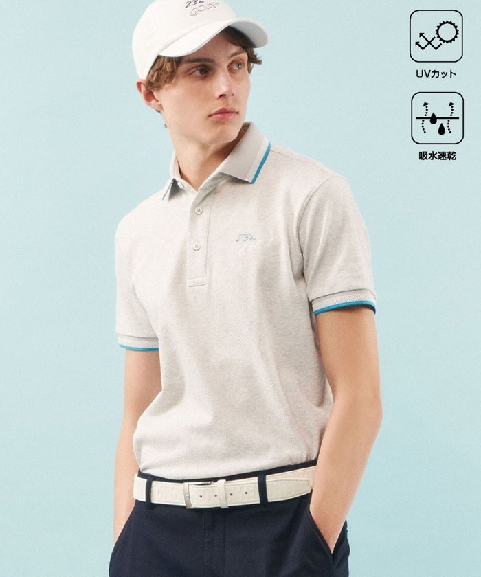 【23区 ゴルフ/23区GOLF / MEN】の【MEN】【UVケア/吸水速乾】ハニカムカノコ 半袖ポロシャツ インテリア・キッズ・メンズ・レディースファッション・服の通販 founy(ファニー) https://founy.com/ ファッション Fashion メンズファッション MEN トップス・カットソー Tops/Tshirt/Men シャツ Shirts ポロシャツ Polo Shirts 春 Spring クール Cool 今季 This Season 吸水 Water Absorption ストレッチ Stretch スポーティ Sporty ベーシック Basic ポロシャツ Polo Shirt 半袖 Short Sleeve メランジ Melange ロング Long S/S・春夏 Ss・Spring/Summer 夏 Summer 2024年 2024 2024春夏・S/S Ss,Spring/Summer,2024 エレガント 上品 Elegant |ID: prp329100003892530 ipo3291000000027381789