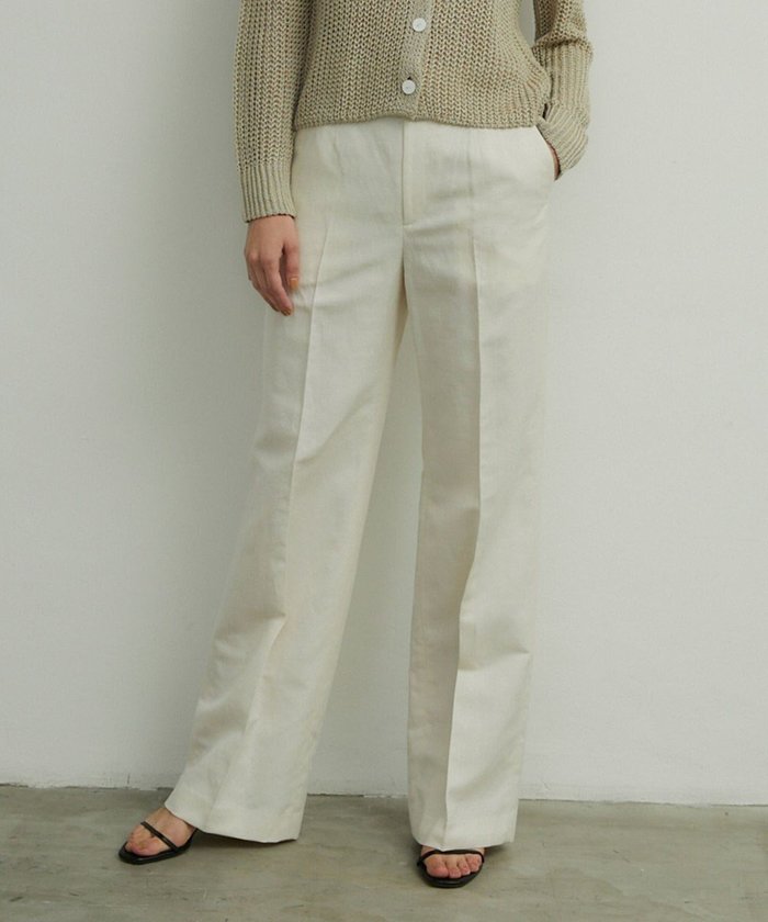 【ベイジ,/BEIGE,】の【Precious 8月号掲載】CLAUDE / ワイドストレートパンツ インテリア・キッズ・メンズ・レディースファッション・服の通販 founy(ファニー) https://founy.com/ 雑誌掲載アイテム Magazine Items ファッション雑誌 Fashion Magazines プレシャス Precious ファッション Fashion レディースファッション WOMEN パンツ Pants 8月号 August Issue S/S・春夏 Ss・Spring/Summer シンプル Simple ストレート Straight リネン Linen ワイド Wide エレガント 上品 Elegant ビジネス 仕事 通勤 Business 夏 Summer 春 Spring 雑誌 Magazine |ID: prp329100003892557 ipo3291000000025648880