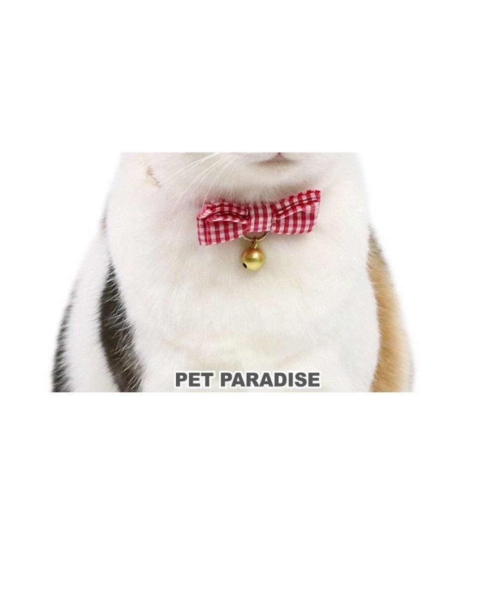 【ペットパラダイス/PET PARADISE / GOODS】のペットパラダイス 猫 首輪 ギンガムチェック 《レッド》 小サイズ/中サイズ 人気、トレンドファッション・服の通販 founy(ファニー) 　ギンガム　Gingham　チェック　Check　ネコ　Cat　リボン　Ribbon　猫　Cat　ホーム・キャンプ・アウトドア・お取り寄せ　Home,Garden,Outdoor,Camping Gear　ペットグッズ　Pet Supplies　 other-1|ID: prp329100003894041 ipo3291000000025659139