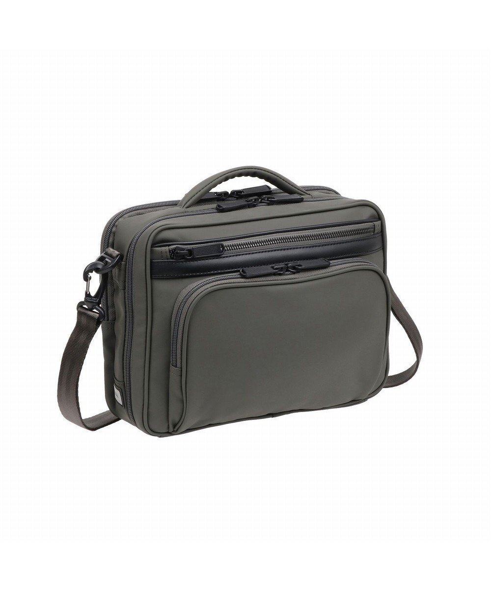 【エース バッグズ アンド ラゲッジ/ACE BAGS & LUGGAGE / MEN】のace. フレックスライトコート ビジネスバッグ 高強度PU加工生地 4L 68233 エース インテリア・キッズ・メンズ・レディースファッション・服の通販 founy(ファニー) 　ファッション　Fashion　メンズファッション　MEN　バッグ　Bag/Men　ショルダー　Shoulder　ベーシック　Basic　ポケット　Pocket　メンズ　Mens　ビジネス 仕事 通勤　Business　カーキ|ID: prp329100003894065 ipo3291000000027383439