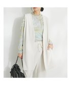 【クラフトスタンダードブティック/CRAFT STANDARD BOUTIQUE】のジョーゼットロングジレ Ivory|ID:prp329100003894148