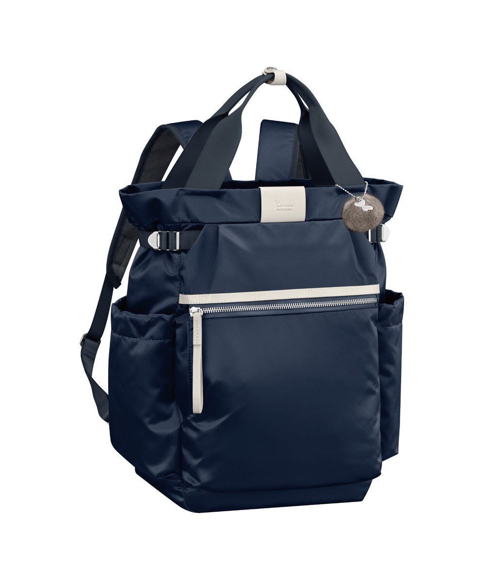 【エースバッグズアンドラゲッジ/ACE BAGS & LUGGAGE】のKanana project PJ-16 リュックサック 17L 590g 11904 カナナ プロジェクト 軽い インテリア・キッズ・メンズ・レディースファッション・服の通販 founy(ファニー) 　ファッション　Fashion　レディースファッション　WOMEN　バッグ　Bag　抗菌　Antibacterial　軽量　Lightweight　サテン　Satin　チャーム　Charm　定番　Standard　フロント　Front　ベーシック　Basic　ポケット　Pocket　リュック　Ruck Sack　リラックス　Relax　エレガント 上品　Elegant　ネイビー|ID: prp329100003894181 ipo3291000000029642811