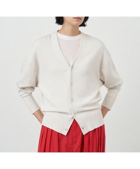 【エイトン/ATON】 50/2 NATURAL DYED ORGANIC Vネックカーディガン人気、トレンドファッション・服の通販 founy(ファニー) ファッション Fashion レディースファッション WOMEN トップス・カットソー Tops/Tshirt ニット Knit Tops カーディガン Cardigans Vネック V-Neck インド India オーガニック Organic 春 Spring カーディガン Cardigan ストレート Straight セーター Sweater ダブル Double ドレス Dress ラグジュアリー Luxury S/S・春夏 Ss・Spring/Summer 夏 Summer |ID:prp329100003899125