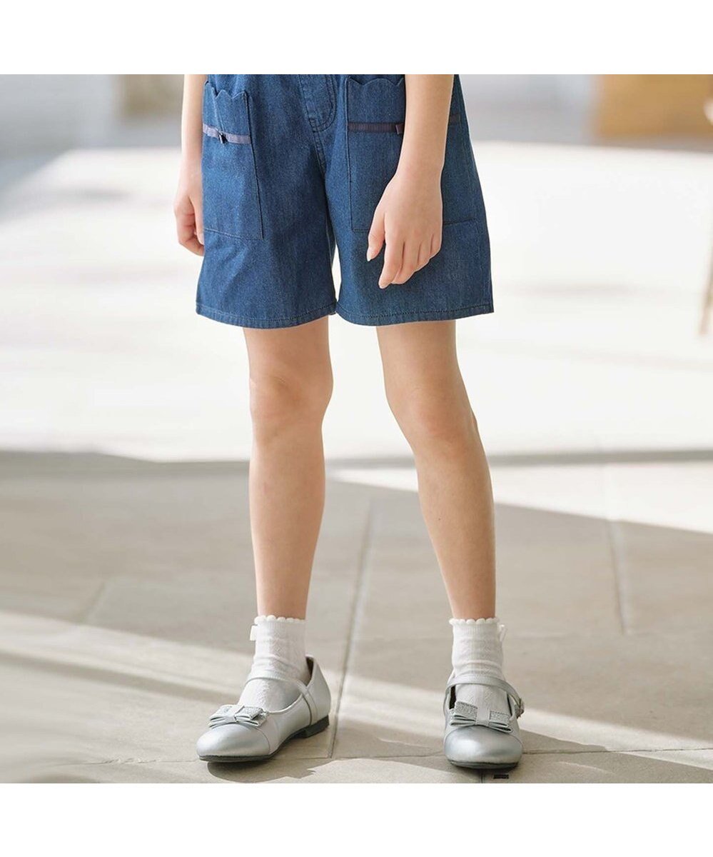 【組曲 / KIDS/KUMIKYOKU】の【110-140㎝】デニム ショートパンツ 人気、トレンドファッション・服の通販 founy(ファニー) 　ファッション　Fashion　キッズファッション　KIDS　ボトムス　Bottoms/Kids　インディゴ　Indigo　ショート　Short　スカラップ　Scalloped　デニム　Denim　ベーシック　Basic　ポケット　Pocket　夏　Summer　春　Spring　S/S・春夏　Ss・Spring/Summer　 other-1|ID: prp329100003901582 ipo3291000000025727604