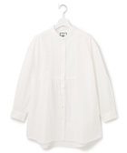 【ジェイプレスヨークストリート/J.PRESS YORK STREET】の【WOMEN】コットンタイプライター バンドカラーブラウス 人気、トレンドファッション・服の通販 founy(ファニー) ファッション Fashion レディースファッション WOMEN トップス・カットソー Tops/Tshirt シャツ/ブラウス Shirts/Blouses 春 Spring カフス Cuffs ストライプ Stripe タイプライター Typewriter チュニック Tunic バランス Balance S/S・春夏 Ss・Spring/Summer 夏 Summer thumbnail ホワイト系|ID: prp329100003903207 ipo3291000000025747216