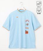 【ピーダブリュサーキュラス/PW CIRCULUS / MEN】の【UVカット / 吸水速乾】【MEN】グラフィティ モック T スカイブルー系|ID: prp329100003904976 ipo3291000000027379715