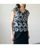 【グレース コンチネンタル/GRACE CONTINENTAL】のフラワー刺繍プリントトップ ブラック|ID: prp329100003905047 ipo3291000000028446694