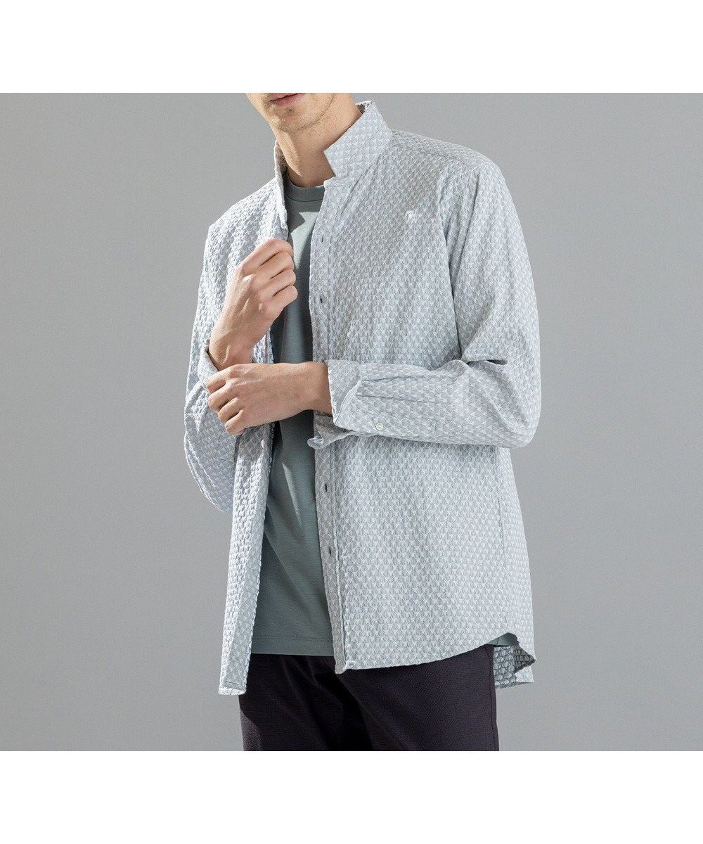 【ジョゼフ オム/JOSEPH HOMME / MEN】のトライジャガードストレッチ ウィングカラーシャツ 人気、トレンドファッション・服の通販 founy(ファニー) 　ファッション　Fashion　メンズファッション　MEN　トップス・カットソー　Tops/Tshirt/Men　シャツ　Shirts　シェイプ　Shape　シンプル　Simple　ジャケット　Jacket　ストレッチ　Stretch　トライアングル　Triangle　再入荷　Restock/Back In Stock/Re Arrival　夏　Summer　春　Spring　S/S・春夏　Ss・Spring/Summer　長袖　Long Sleeve　 other-1|ID: prp329100003906858 ipo3291000000027381688