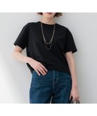 【23区/NIJYUSANKU】の【洗える】スビンギザ クロップド Tシャツ ブラック系|ID: prp329100003906933 ipo3291000000028735802