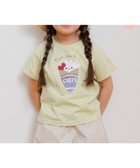 【エニファム/any FAM / KIDS】のミラクルスパンコール 半袖 Tシャツ ライム×クレープ|ID:prp329100003907609
