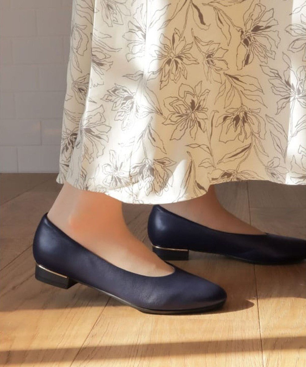【リーガル フットコミュニティ/REGAL FOOT COMMUNITY】の【ビューフィット】A47Y フラットパンプス フラットシューズ インテリア・キッズ・メンズ・レディースファッション・服の通販 founy(ファニー) 　ファッション　Fashion　レディースファッション　WOMEN　シューズ　Shoes　フラット　Flat　ベーシック　Basic　エレガント 上品　Elegant　日本製　Made In Japan　ネイビー|ID: prp329100003907686 ipo3291000000025940217