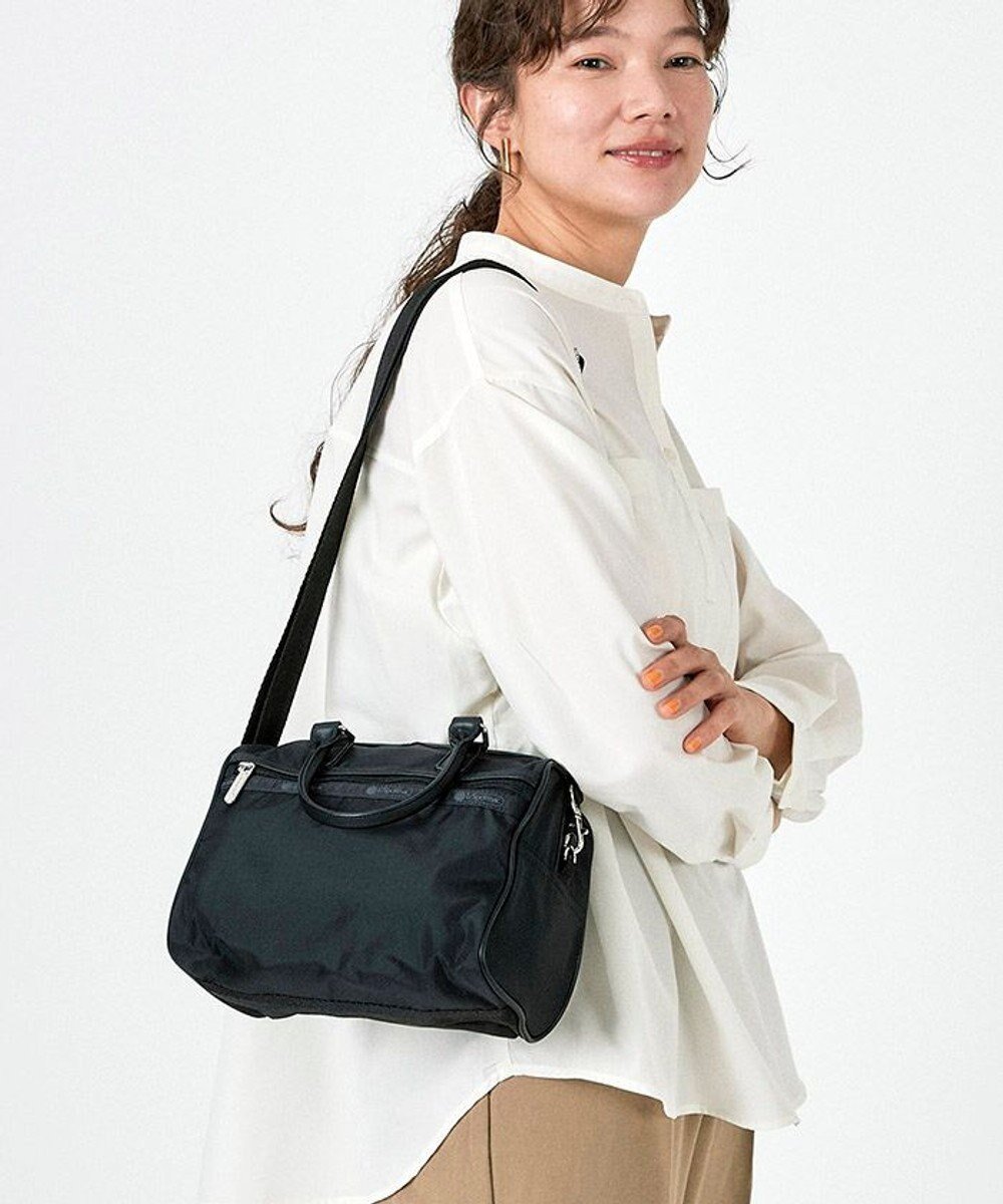 【レスポートサック/LeSportsac】のUPTOWN EVRYDAY SM STCHL/アップタウンブラック/ブラック 人気、トレンドファッション・服の通販 founy(ファニー) 　ファッション　Fashion　レディースファッション　WOMEN　コンパクト　Compact　軽量　Lightweight　ショルダー　Shoulder　シンプル　Simple　財布　Wallet　トラベル　Travel　人気　Popularity　ハンドバッグ　Handbag　プリント　Print　ボストンバッグ　Boston Bag　ポケット　Pocket　無地　Plain Color　おすすめ　Recommend　ビジネス 仕事 通勤　Business　 other-1|ID: prp329100003908853 ipo3291000000027073532