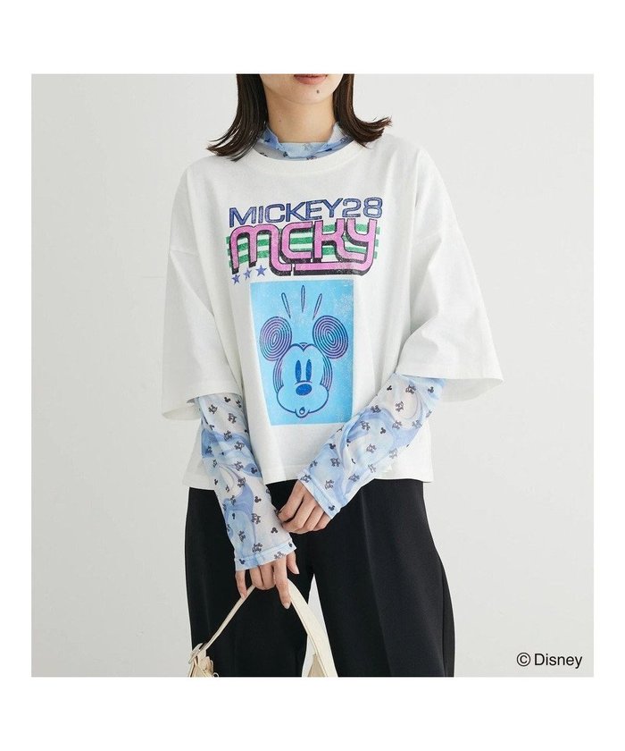 【グリーンパークス/Green Parks】のDisney/ショート丈グラフィックTEE インテリア・キッズ・メンズ・レディースファッション・服の通販 founy(ファニー) https://founy.com/ ファッション Fashion レディースファッション WOMEN トップス・カットソー Tops/Tshirt シャツ/ブラウス Shirts/Blouses ロング / Tシャツ T-Shirts カットソー Cut and Sewn S/S・春夏 Ss・Spring/Summer カットソー Cut And Sew グラフィック Graphic ショルダー Shoulder ショート Short ドロップ Drop プリント Print ポケット Pocket ヴィンテージ Vintage 夏 Summer 春 Spring |ID: prp329100003908873 ipo3291000000025797144