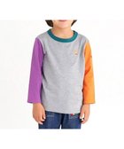 【ミキハウスホットビスケッツ/MIKI HOUSE HOT BISCUITS / KIDS】の【70-120cm】【Everyday Series】ワンポイント 長袖Tシャツ グレー|ID: prp329100003912727 ipo3291000000031974866