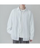 【ウィゴー/WEGO】の【ユニセックス着用ITEM/SMLサイズ展開/冷房対策/紫外線対策】シアーBIGシャツ ホワイト|ID: prp329100003914284 ipo3291000000027775510