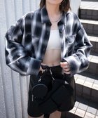 【ウィゴー/WEGO】のオンブレチェックショートシャツ ブラックチェック1|ID:prp329100003914311