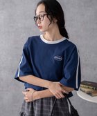 【ウィゴー/WEGO】のライングラフィックショートT ネイビー|ID: prp329100003914314 ipo3291000000027487888