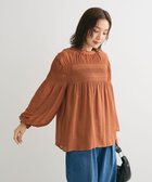 【グリーンパークス/Green Parks】のマジョリカプリーツブラウス 人気、トレンドファッション・服の通販 founy(ファニー) ファッション Fashion レディースファッション WOMEN トップス・カットソー Tops/Tshirt シャツ/ブラウス Shirts/Blouses A/W・秋冬 Aw・Autumn/Winter・Fw・Fall-Winter おすすめ Recommend ギャザー Gather シフォン Chiffon ジョーゼット Georgette スリーブ Sleeve プリーツ Pleats ポケット Pocket thumbnail Brick Red|ID: prp329100003917436 ipo3291000000028795650