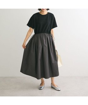 【グリーンパークス/Green Parks】のドロストドッキングワンピース 人気、トレンドファッション・服の通販 founy(ファニー) ファッション Fashion レディースファッション WOMEN ワンピース Dress A/W・秋冬 Aw・Autumn/Winter・Fw・Fall-Winter おすすめ Recommend カットソー Cut And Sew カーディガン Cardigan ジャケット Jacket ドッキング Docking ポケット Pocket 再入荷 Restock/Back In Stock/Re Arrival |ID:prp329100003918685