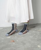 【トリコテ/Tricote】のSEE THROUGH DIA LINE SOCKS/シースルーダイヤラインソックス 97CHARCOAL|ID: prp329100003918826 ipo3291000000027248486