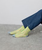 【トリコテ/Tricote】のWAVY STRIPE SOCKS/なみなみストライプソックス 41LIME|ID: prp329100003918834 ipo3291000000027676138