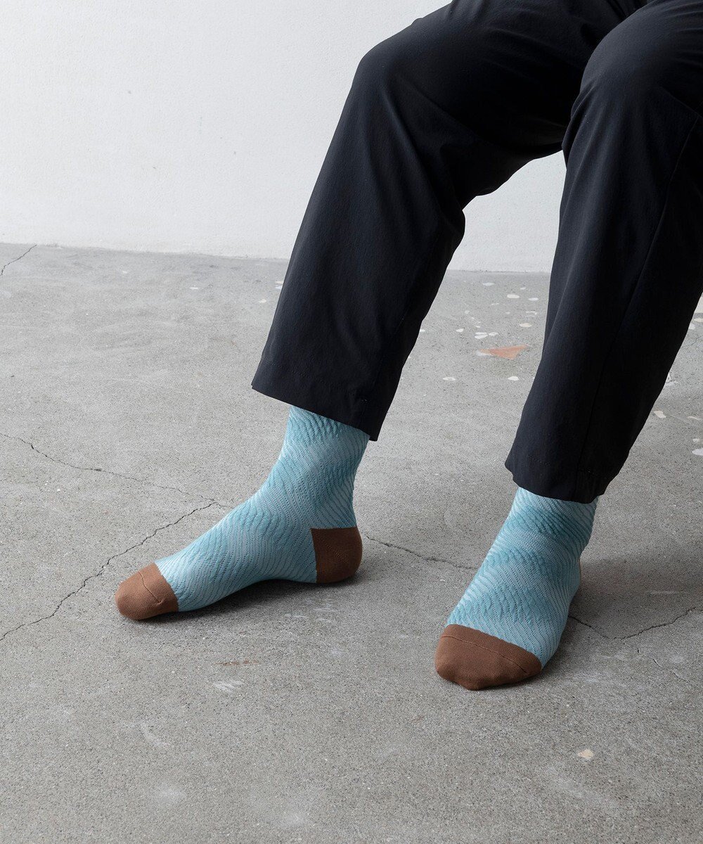 【トリコテ/Tricote】のBUMPY BLUR STRIPE SOCKS/パンビーぼかしボーダーソックス インテリア・キッズ・メンズ・レディースファッション・服の通販 founy(ファニー) 　ファッション　Fashion　レディースファッション　WOMEN　ソックス　Socks　レッグウェア　Legwear　おすすめ　Recommend　シンプル　Simple　ソックス　Socks　タンブラー　Tumbler　ボーダー　Border　再入荷　Restock/Back In Stock/Re Arrival　40MINT|ID: prp329100003918835 ipo3291000000029267880