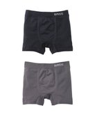 【ワコール/Wacoal / MEN】のボクサーパンツ 2枚セット S-LLまでワンサイズ ノーマル丈・前閉じタイプ【PANTS HOLIC】GT1328 /ブロス ブラック|ID: prp329100003920007 ipo3291000000027380415