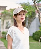 【ムーンバット/MOONBAT】の【新色追加】深さ選べるUVツイルキャップ(深め) つば遮光/洗える/接触冷感 ベージュ(深め)|ID: prp329100003921436 ipo3291000000030852360