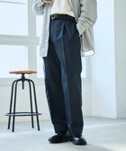 【ウィゴー/WEGO / MEN】のタックツイルトラウザー ダークグレー|ID: prp329100003922428 ipo3291000000028777621