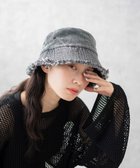 【ウィゴー/WEGO】のデニムフリンジバケットハット 人気、トレンドファッション・服の通販 founy(ファニー) ファッション Fashion レディースファッション WOMEN 帽子 Hats ウォッシュ Wash シンプル Simple スマホ Smartphone トレンド Trend ヴィンテージ Vintage 帽子 Hat 無地 Plain Color thumbnail ブラック|ID: prp329100003923408 ipo3291000000025900053