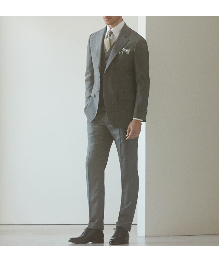 【五大陸/gotairiku / MEN】の【DORMEUIL】AMADEUS365 3ピーススーツ (グレーチェック) インテリア・キッズ・メンズ・レディースファッション・服の通販 founy(ファニー) https://founy.com/ ファッション Fashion メンズファッション MEN セットアップ Setup/Men S/S・春夏 Ss・Spring/Summer シェイプ Shape スーツ Suit セットアップ Set Up チェック Check テーパード Tapered レギュラー Regular 夏 Summer 春 Spring |ID: prp329100003930368 ipo3291000000027378740