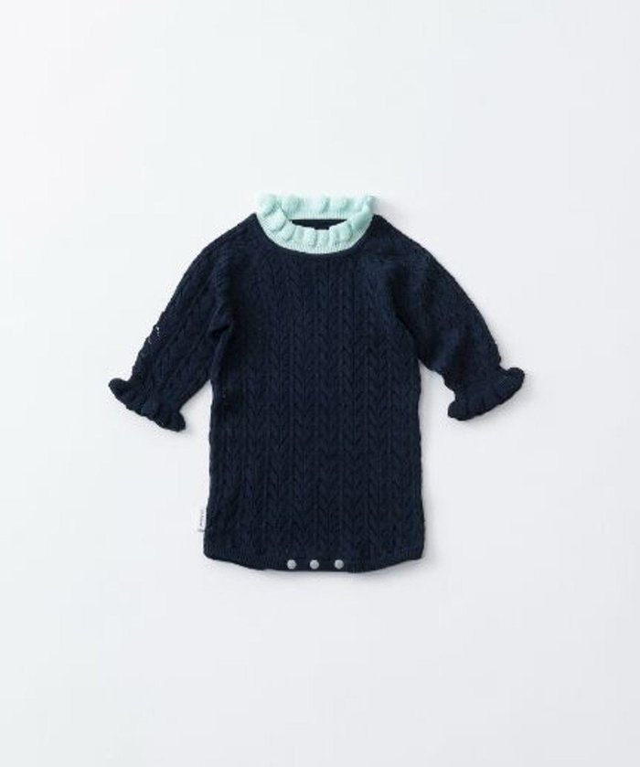 【トリコテ/Tricote / KIDS】のHERRINGBONE PATTERN ROMPER/ヘリンボーン柄ロンパース インテリア・キッズ・メンズ・レディースファッション・服の通販 founy(ファニー) https://founy.com/ ファッション Fashion キッズファッション KIDS A/W・秋冬 Aw・Autumn/Winter・Fw・Fall-Winter S/S・春夏 Ss・Spring/Summer フリル Frills ヘリンボーン Herringbone ベビー Baby ロンパース Rompers 夏 Summer |ID: prp329100003932469 ipo3291000000028306096