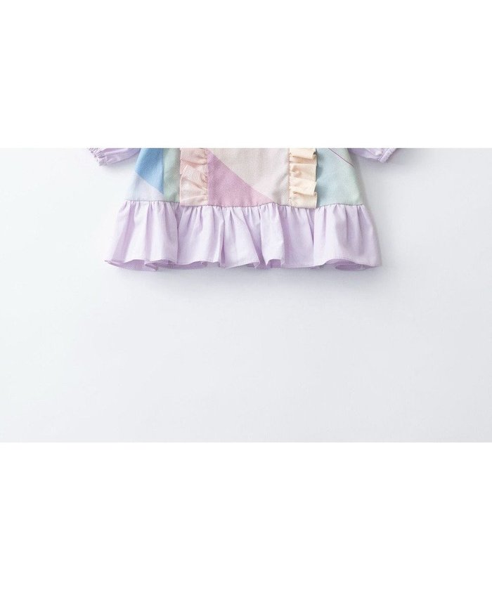 【トリコテ/Tricote / KIDS】のAURORA FRILL TUNIC SHIRT/AURORAフリルチュニックシャツ インテリア・キッズ・メンズ・レディースファッション・服の通販 founy(ファニー) https://founy.com/ ファッション Fashion キッズファッション KIDS A/W・秋冬 Aw・Autumn/Winter・Fw・Fall-Winter S/S・春夏 Ss・Spring/Summer シンプル Simple フリル Frills プリント Print ベビー Baby レギュラー Regular 切替 Switching 夏 Summer |ID: prp329100003932472 ipo3291000000025962757