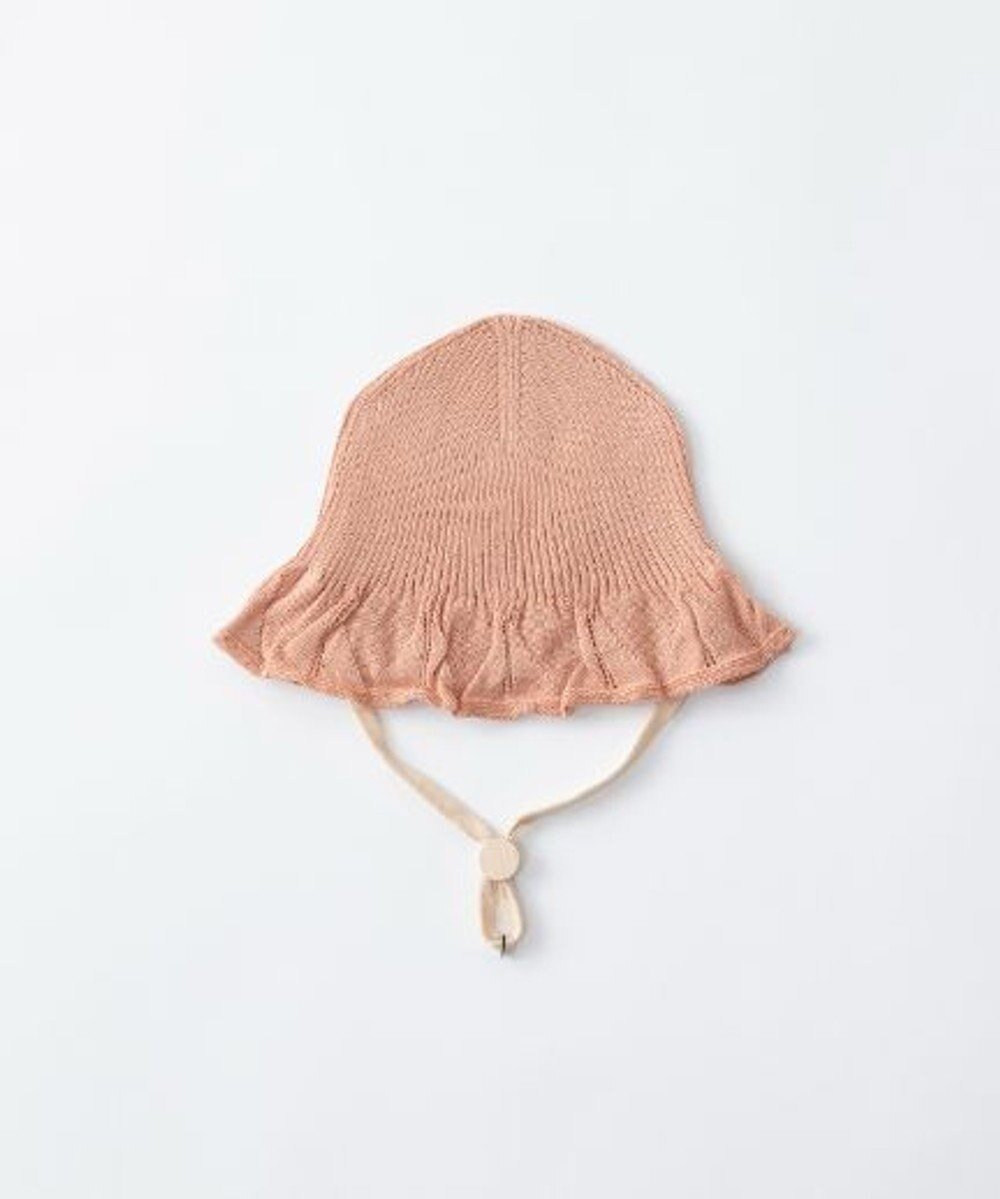 【トリコテ/Tricote / KIDS】のRIB BONNET HAT/リブボンネット インテリア・キッズ・メンズ・レディースファッション・服の通販 founy(ファニー) 　ファッション　Fashion　キッズファッション　KIDS　A/W・秋冬　Aw・Autumn/Winter・Fw・Fall-Winter　S/S・春夏　Ss・Spring/Summer　シンプル　Simple　ベビー　Baby　夏　Summer　68PINKBEIGE|ID: prp329100003932474 ipo3291000000025962766