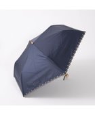 【アンビリオン/UNBILLION】のカシュネ cachenez / 【晴雨兼用】【日傘】 【UV カット率99.999.9%以上】PUフローラルラメ刺繍ミニ折りたたみ傘 ネイビー|ID: prp329100003936805 ipo3291000000027922933