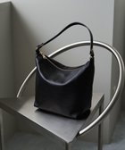 【ラシット/russet】のソフトレザーシンプルショルダーバッグ (CE-1328-WEB) Black|ID:prp329100003938732