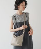 【ラシット/russet】のソフトレザーシンプルショルダーバッグ (CE-1328-WEB) GrayBeige|ID: prp329100003938732 ipo3291000000032208928