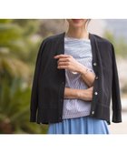 【ジェイ プレス/J.PRESS】の【洗える】SILKY COTTON LINEN カーディガン ブラック系|ID: prp329100003938782 ipo3291000000026027933