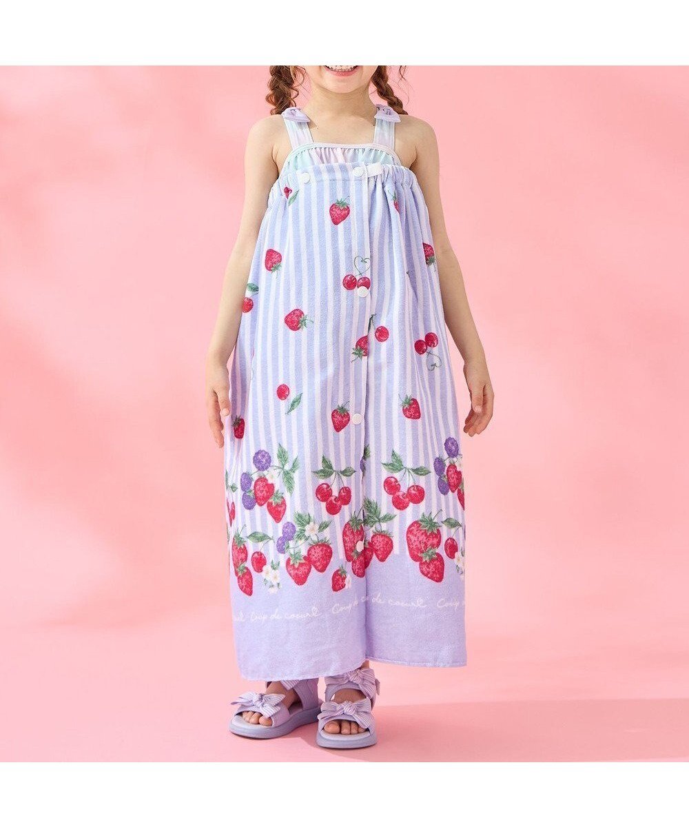 【エニファム/any FAM / KIDS】のラップタオル 70cm 人気、トレンドファッション・服の通販 founy(ファニー) 　ファッション　Fashion　キッズファッション　Fashion for Kids　春　Spring　ストライプ　Stripe, Striped Pattern　スマホ　Smartphone, Mobile Device　タオル　Towel, Bath Towel　水着　Swimsuit, Swimwear　ラップ　Wrap, Wrap Design　リボン　Ribbon, Bow　S/S・春夏　SS, Spring/Summer, Warm Season　再入荷　Restock / Back in Stock　プチプライス・低価格　Affordable / Budget Price　夏　Summer　 other-1|ID: prp329100003940459 ipo3291000000032695309