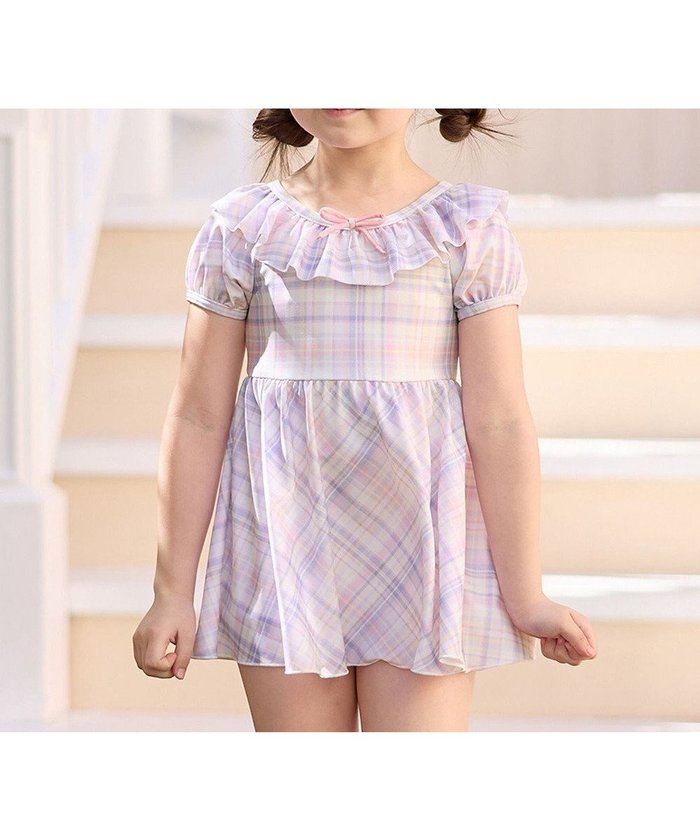 【エニファム/any FAM / KIDS】のチェック柄 セパレート 水着 インテリア・キッズ・メンズ・レディースファッション・服の通販 founy(ファニー) https://founy.com/ ファッション Fashion キッズファッション KIDS インナー Inner セパレート Separate チェック Check チュニック Tunic パステル Pastel フリル Frills ラベンダー Lavender リボン Ribbon 半袖 Short Sleeve 夏 Summer 春 Spring S/S・春夏 Ss・Spring/Summer 楽ちん Easy 水着 Swimsuit |ID: prp329100003940460 ipo3291000000031269779