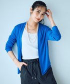 【アイシービー/iCB】の【WEB限定カラーあり・接触冷感・UVカット】PINION ショートカーディガン ラピスラズリ系|ID: prp329100003940536 ipo3291000000026362867