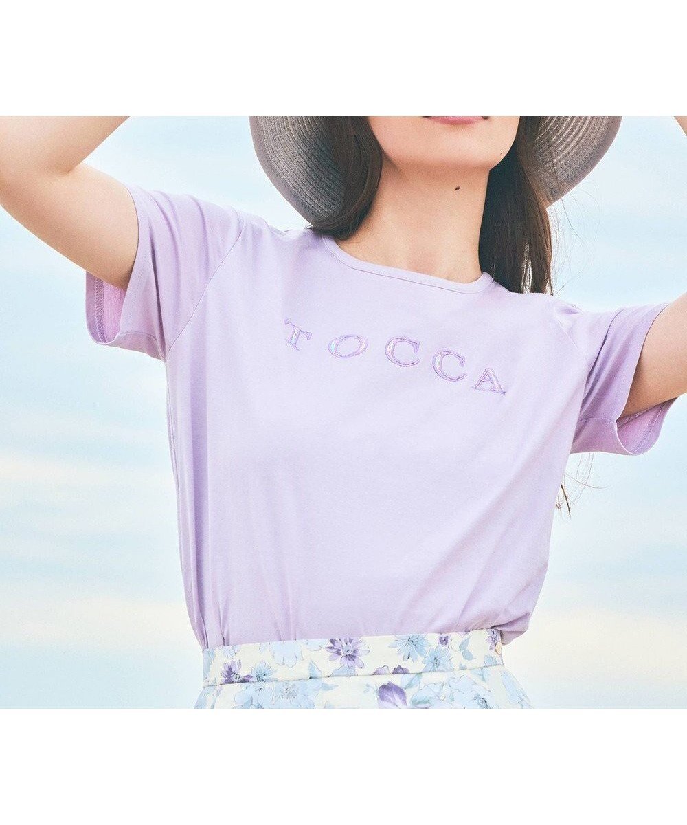 【トッカ/TOCCA】の【洗える!】TOCCA PATCHWORK LOGO TEE Tシャツ 人気、トレンドファッション・服の通販 founy(ファニー) 　ファッション　Fashion　レディースファッション　WOMEN　トップス・カットソー　Tops/Tshirt　シャツ/ブラウス　Shirts/Blouses　ロング / Tシャツ　T-Shirts　カットソー　Cut and Sewn　S/S・春夏　Ss・Spring/Summer　カットソー　Cut And Sew　夏　Summer　春　Spring　洗える　Washable　 other-1|ID: prp329100003940574 ipo3291000000025996902