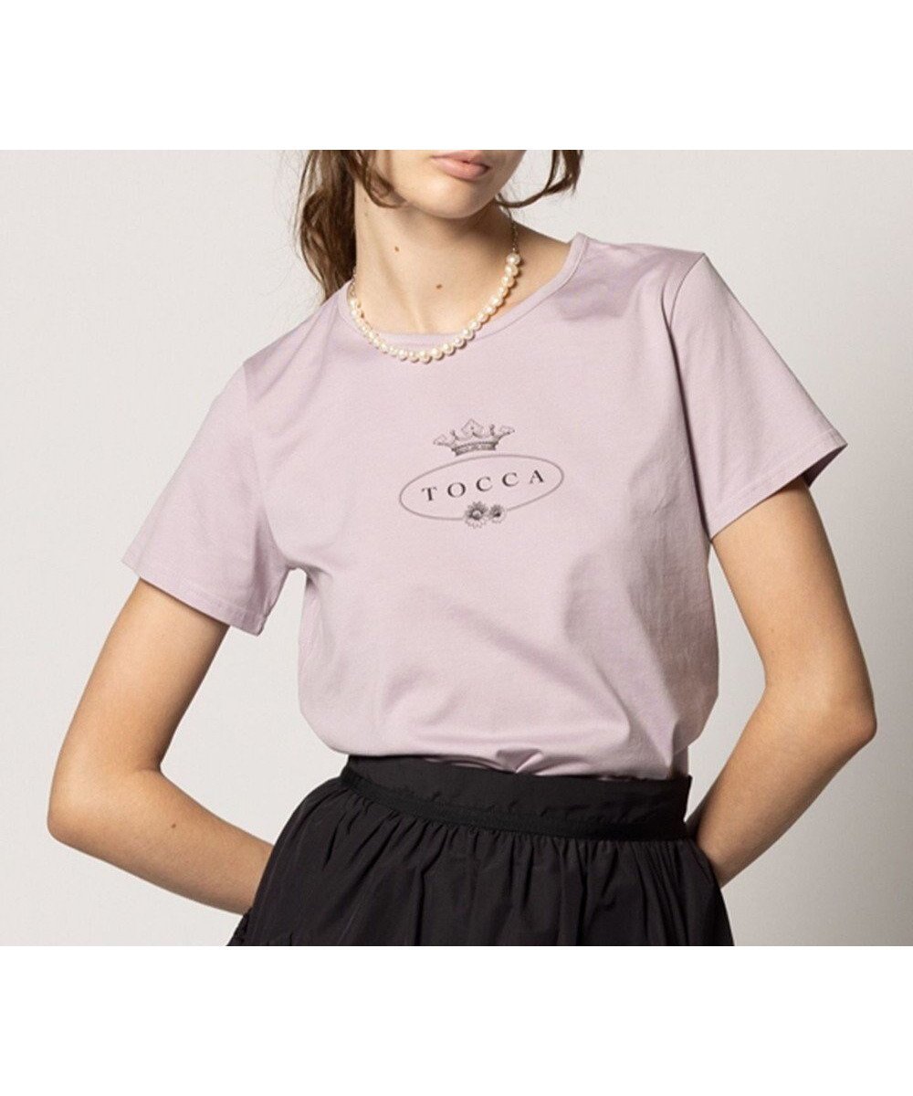 【トッカ/TOCCA】の【洗える!】TOCCA LOGO TEE Tシャツ インテリア・キッズ・メンズ・レディースファッション・服の通販 founy(ファニー) 　ファッション　Fashion　レディースファッション　WOMEN　トップス・カットソー　Tops/Tshirt　シャツ/ブラウス　Shirts/Blouses　ロング / Tシャツ　T-Shirts　カットソー　Cut and Sewn　S/S・春夏　Ss・Spring/Summer　カットソー　Cut And Sew　夏　Summer　春　Spring　洗える　Washable　ピンク系|ID: prp329100003940576 ipo3291000000027728075