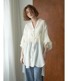 【イェッカ ヴェッカ/YECCA VECCA】の・シアー2way袖バルーンチュニック 人気、トレンドファッション・服の通販 founy(ファニー) ファッション Fashion レディースファッション WOMEN トップス・カットソー Tops/Tshirt シャツ/ブラウス Shirts/Blouses S/S・春夏 Ss・Spring/Summer シアー Sheer スリーブ Sleeve チュニック Tunic ドローストリング Drawstring バルーン Balloon ポケット Pocket 夏 Summer 春 Spring thumbnail Ivory|ID: prp329100003940583 ipo3291000000026362871