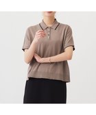 【ジェイ プレス/J.PRESS】の【洗える】ドライコットン ポロ ニット モカ系|ID:prp329100003940631